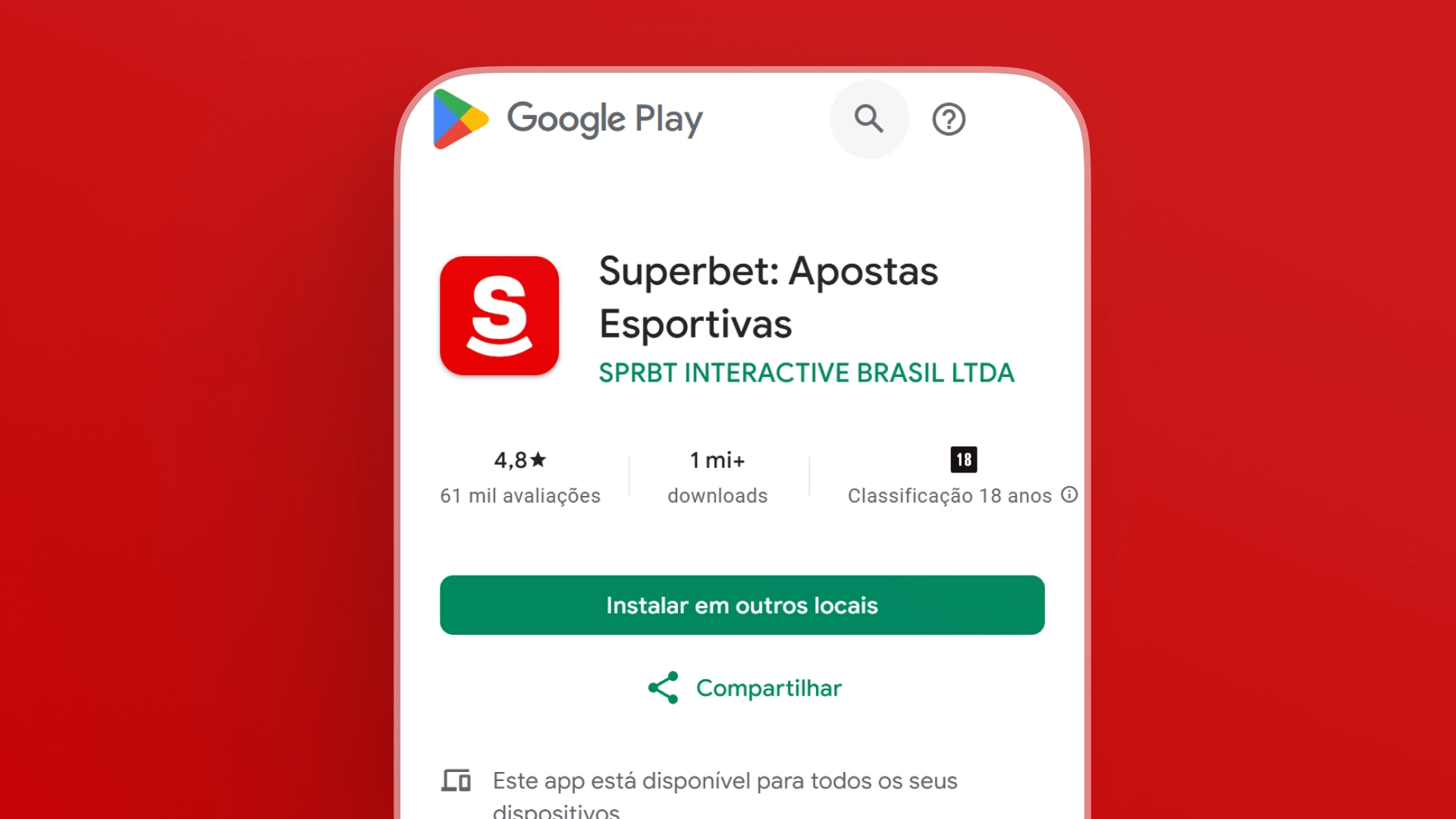 imagem Avaliações dos usuários