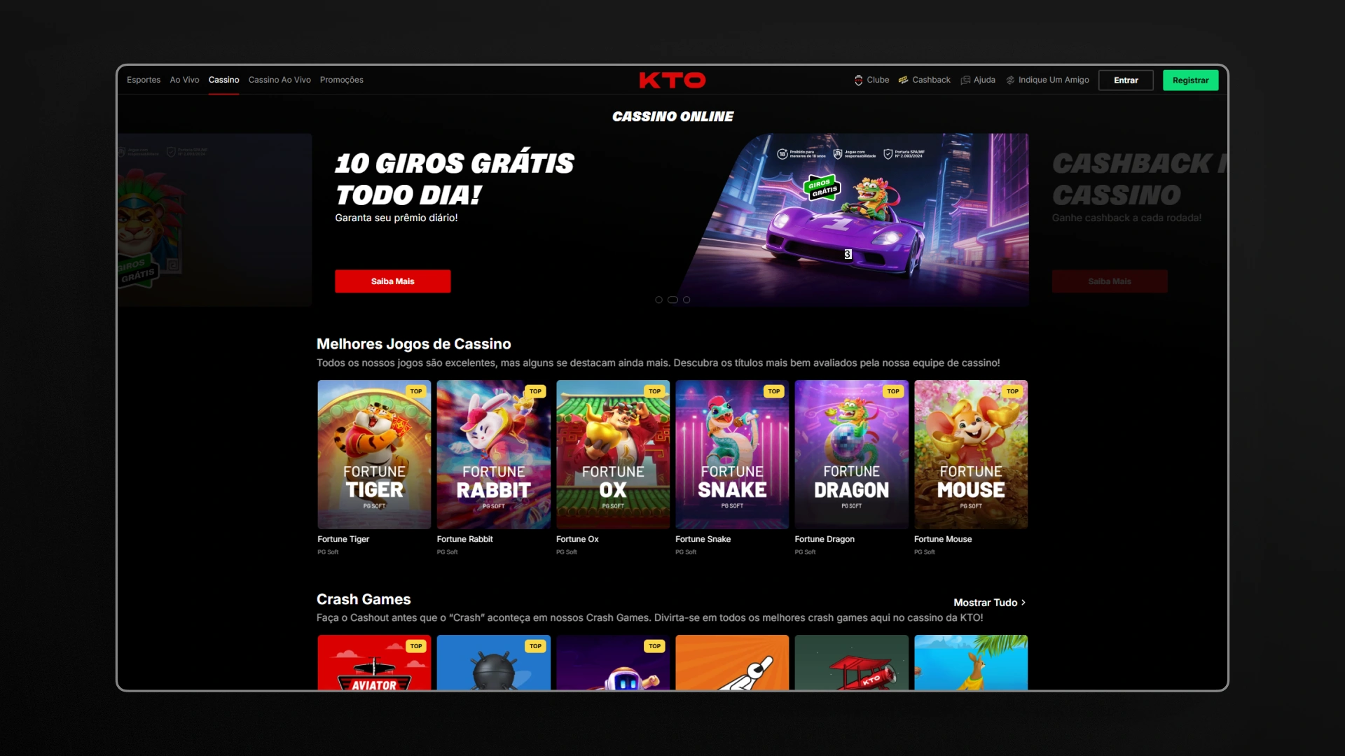 imagem Cassino KTO