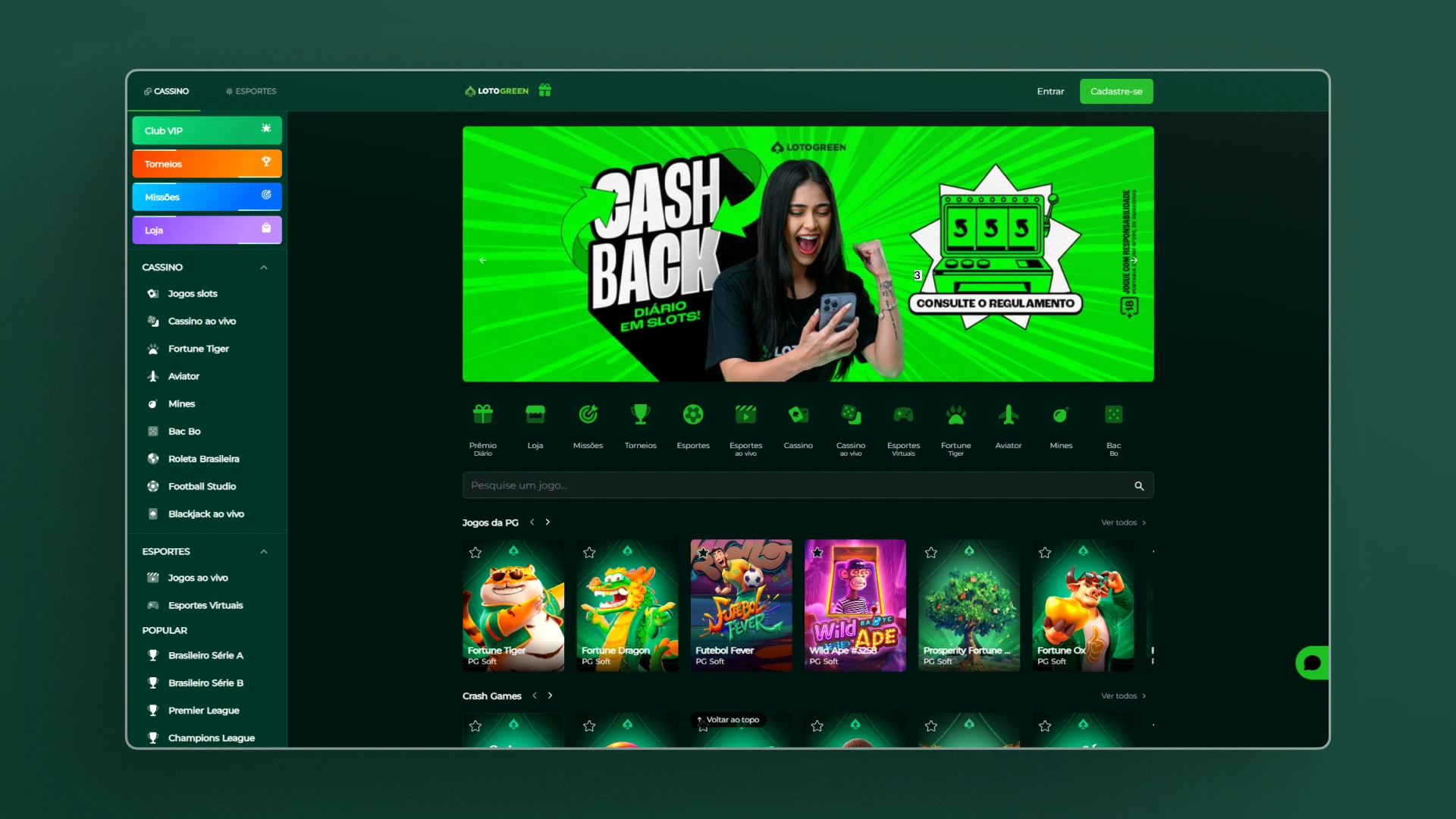imagem Cassino Lotogreen