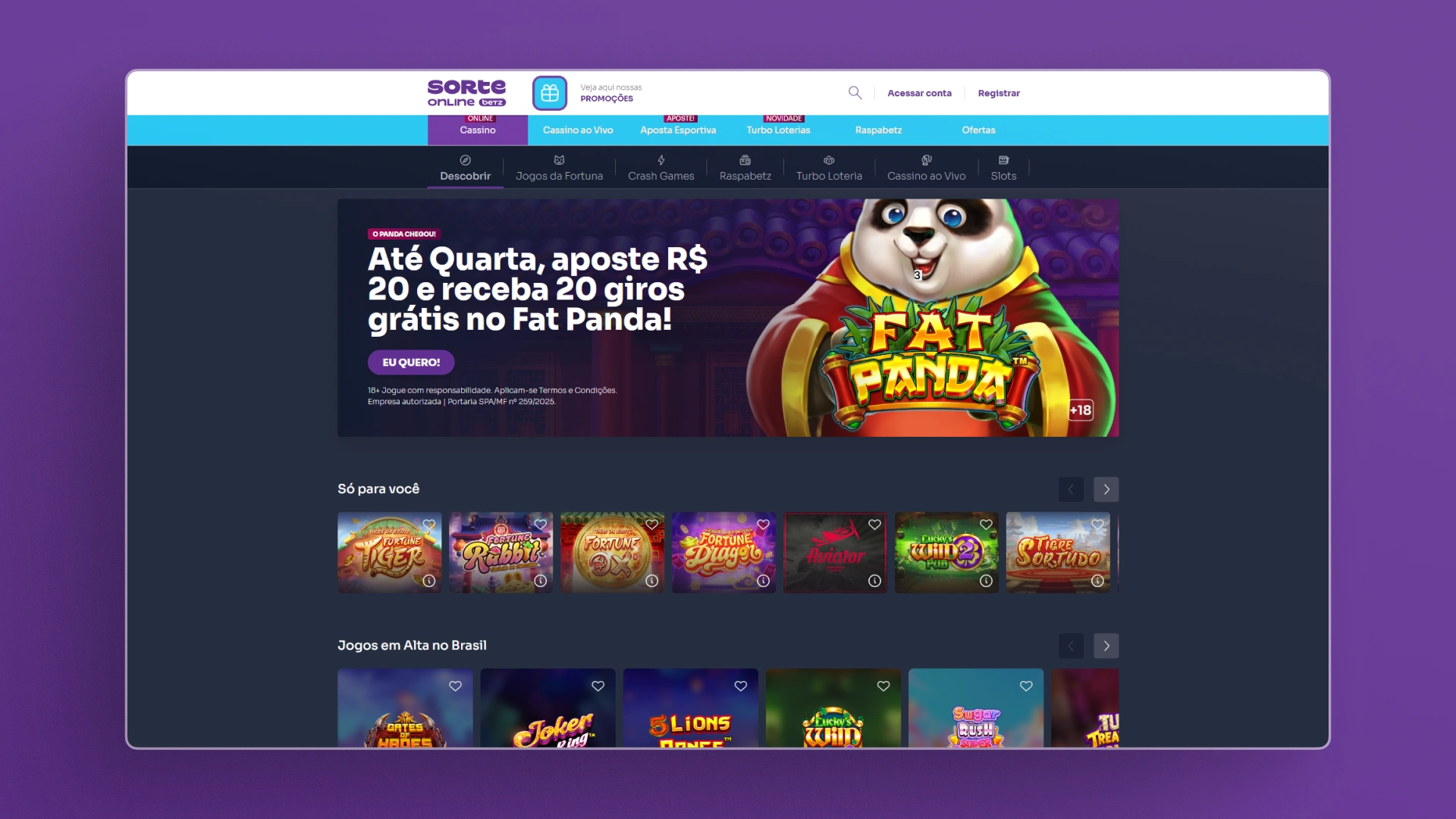 imagem Cassino SorteOnline