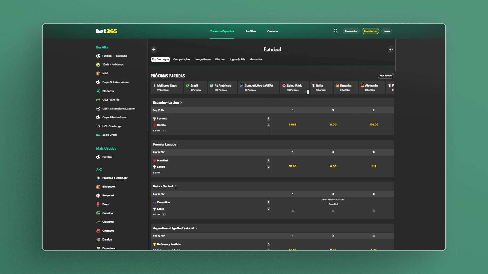 imagem Nossa experiência bet365