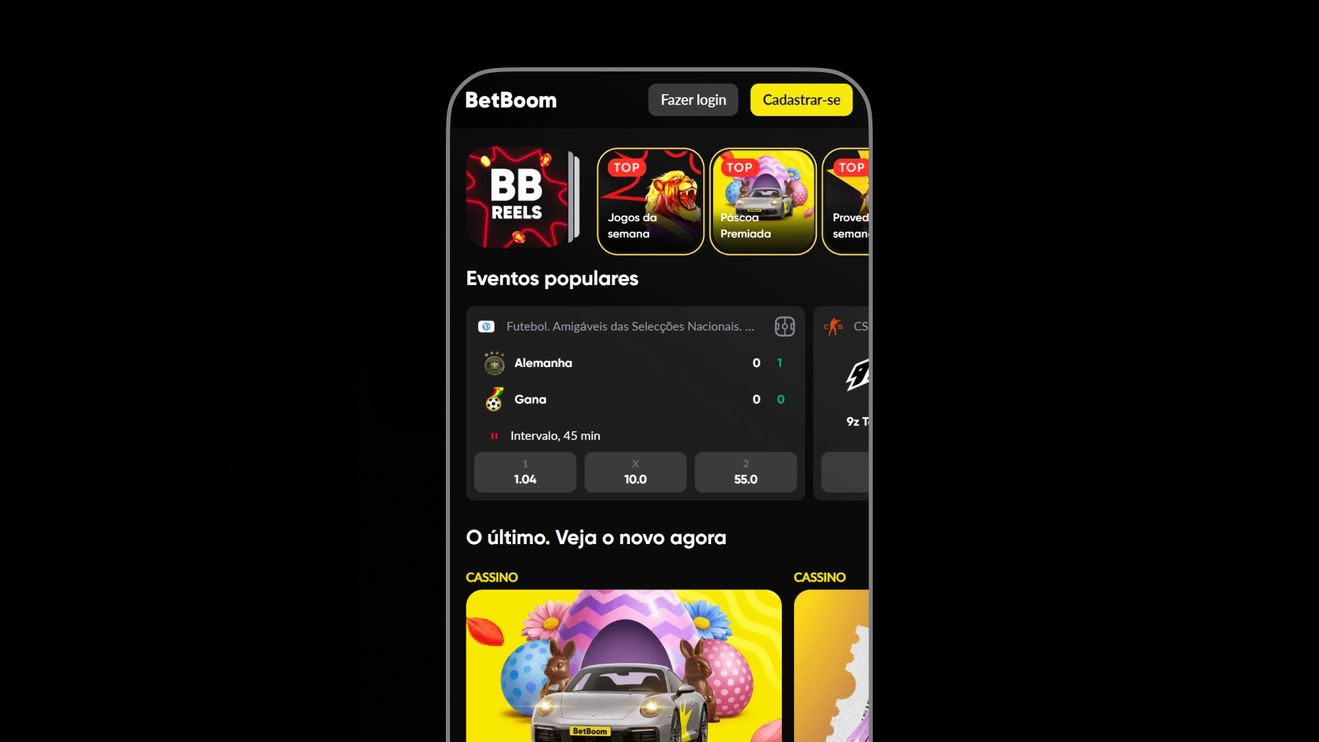 imagem app Betboom