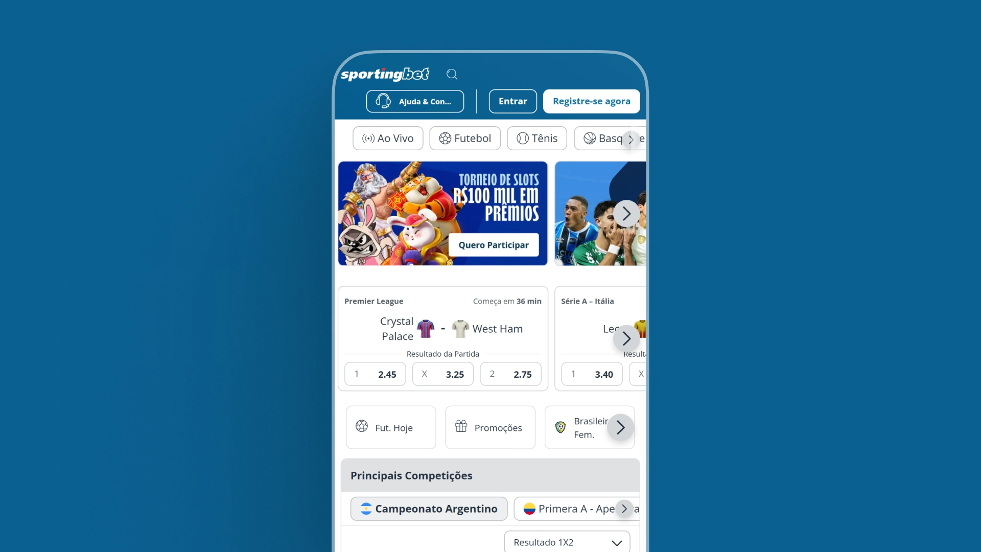 imagem app Sportingbet