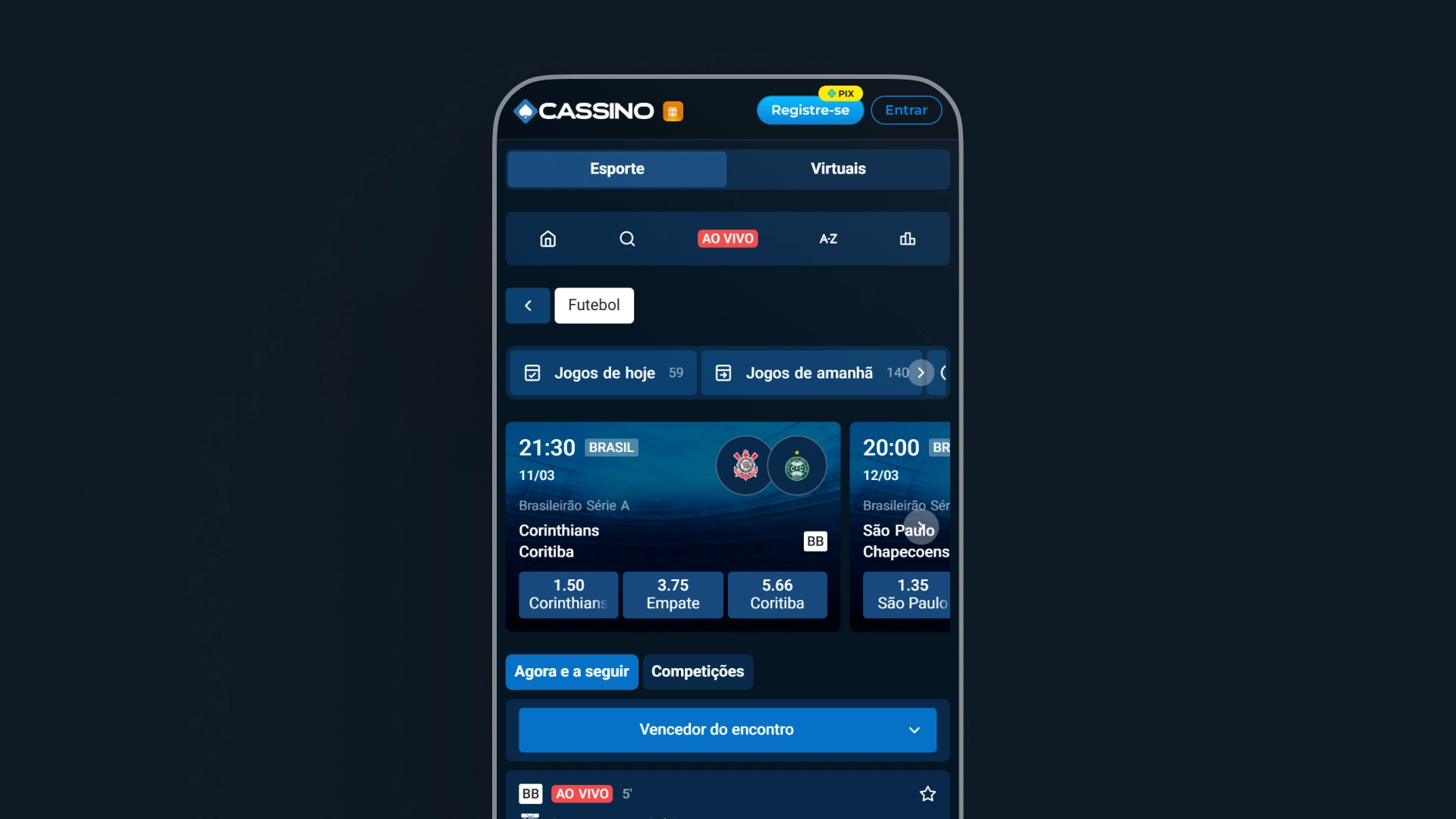 imagem app cassino bet