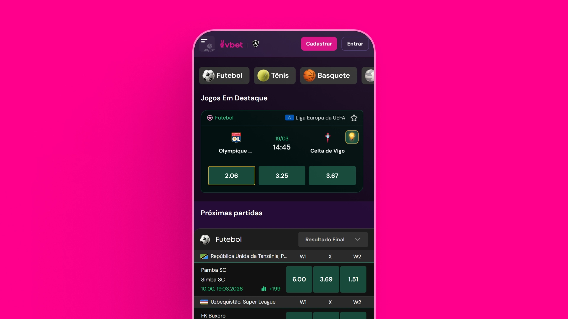 imagem app vbet
