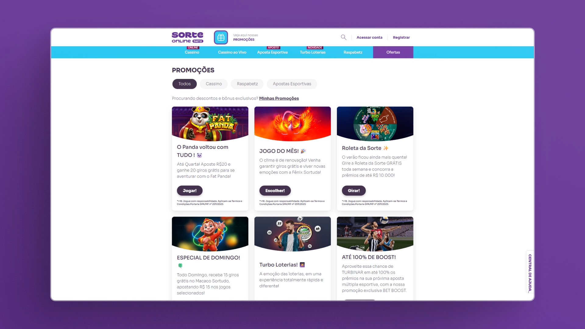 imagem bonus SorteOnline