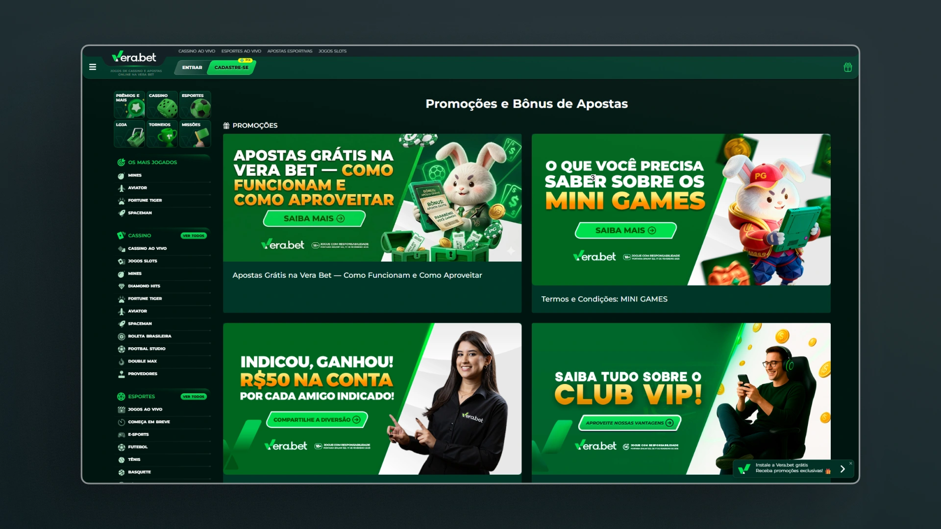 imagem bonus VeraBet