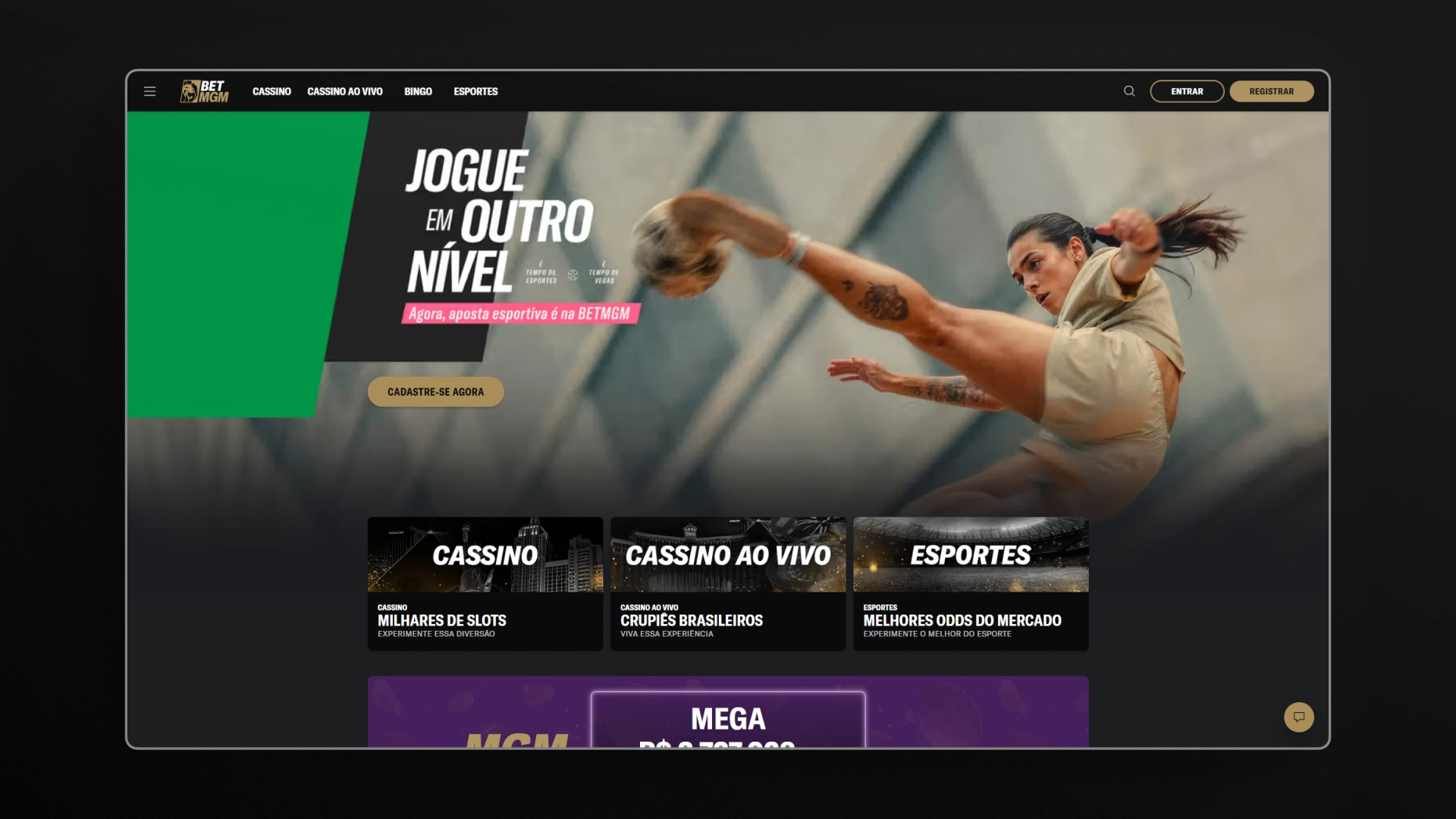 imagem captura de tela BetMGM