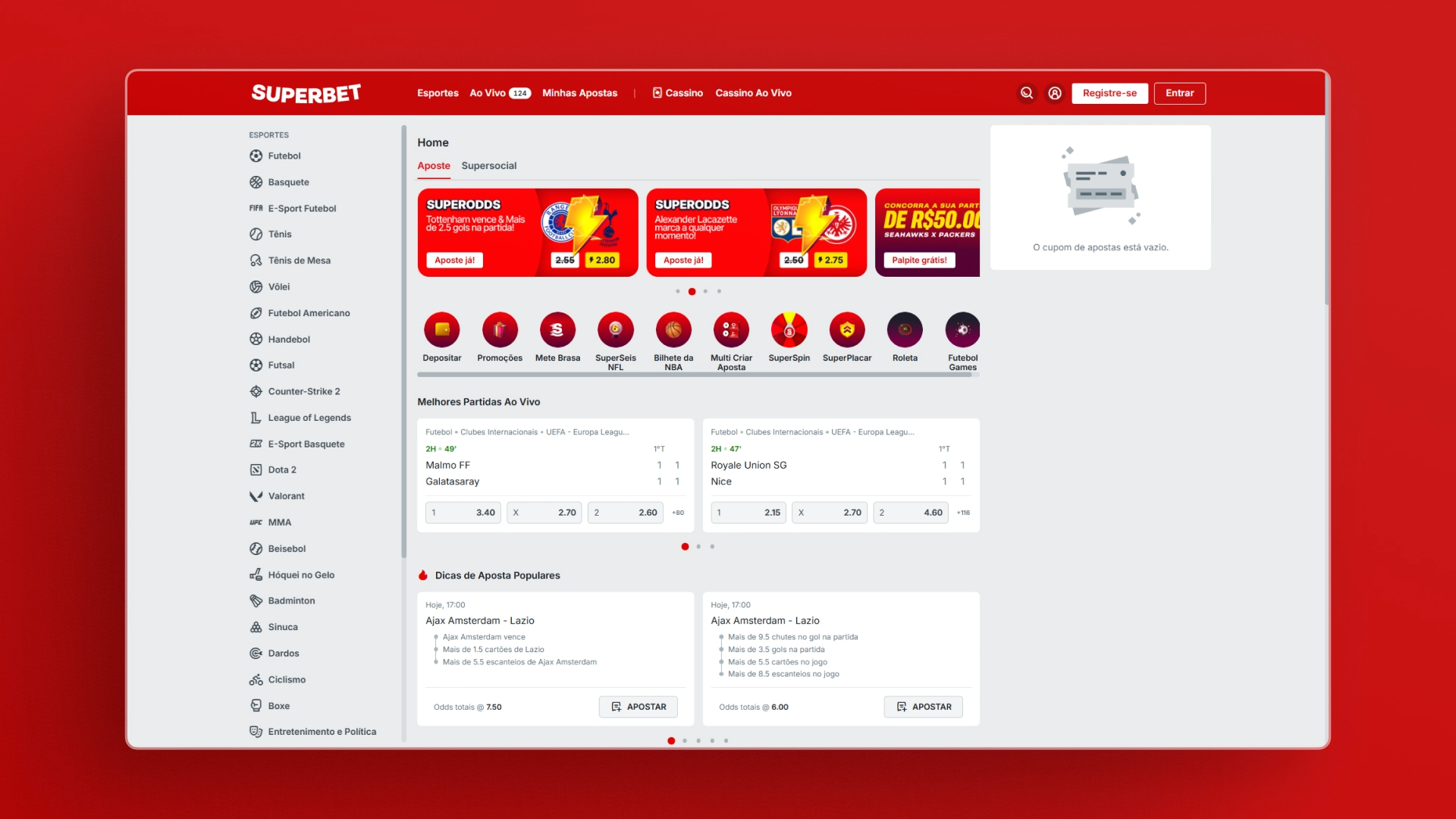 imagem captura de tela superbet