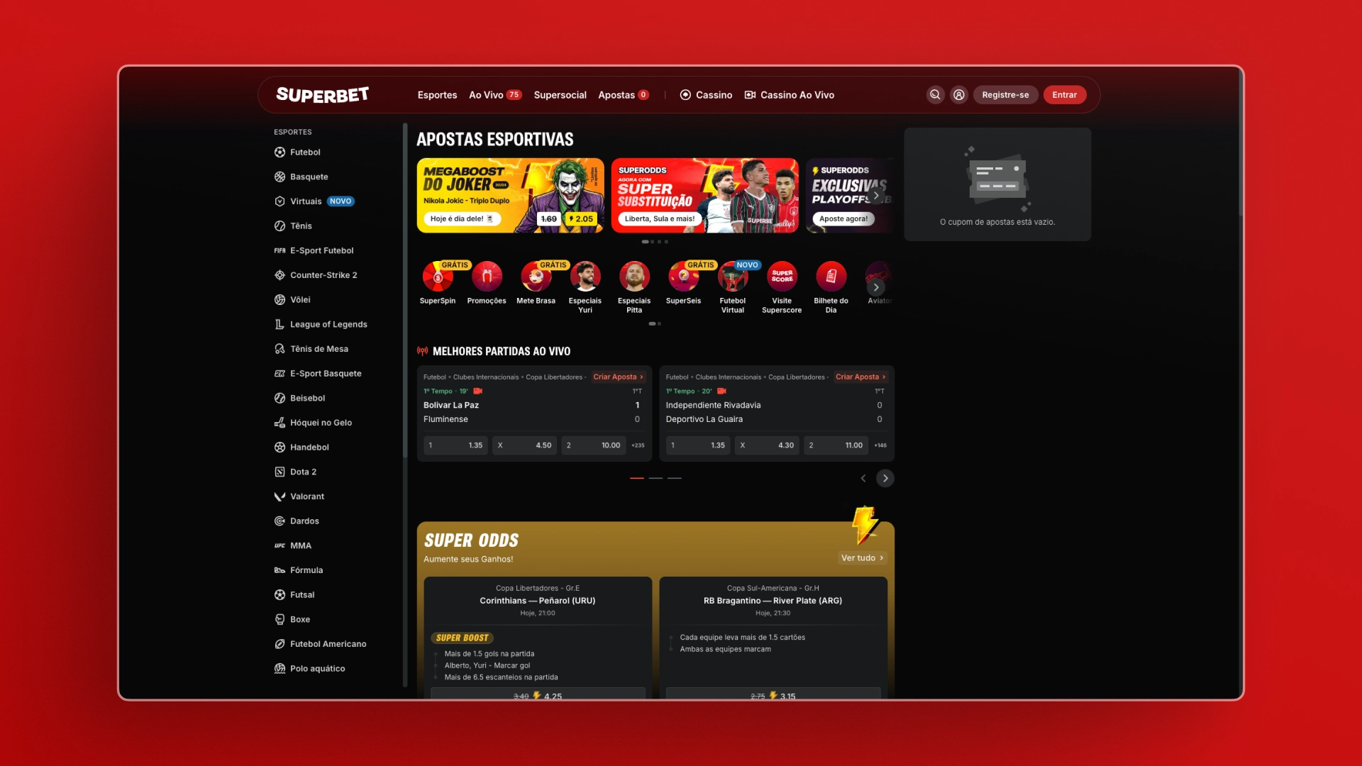 imagem captura de tela superbet