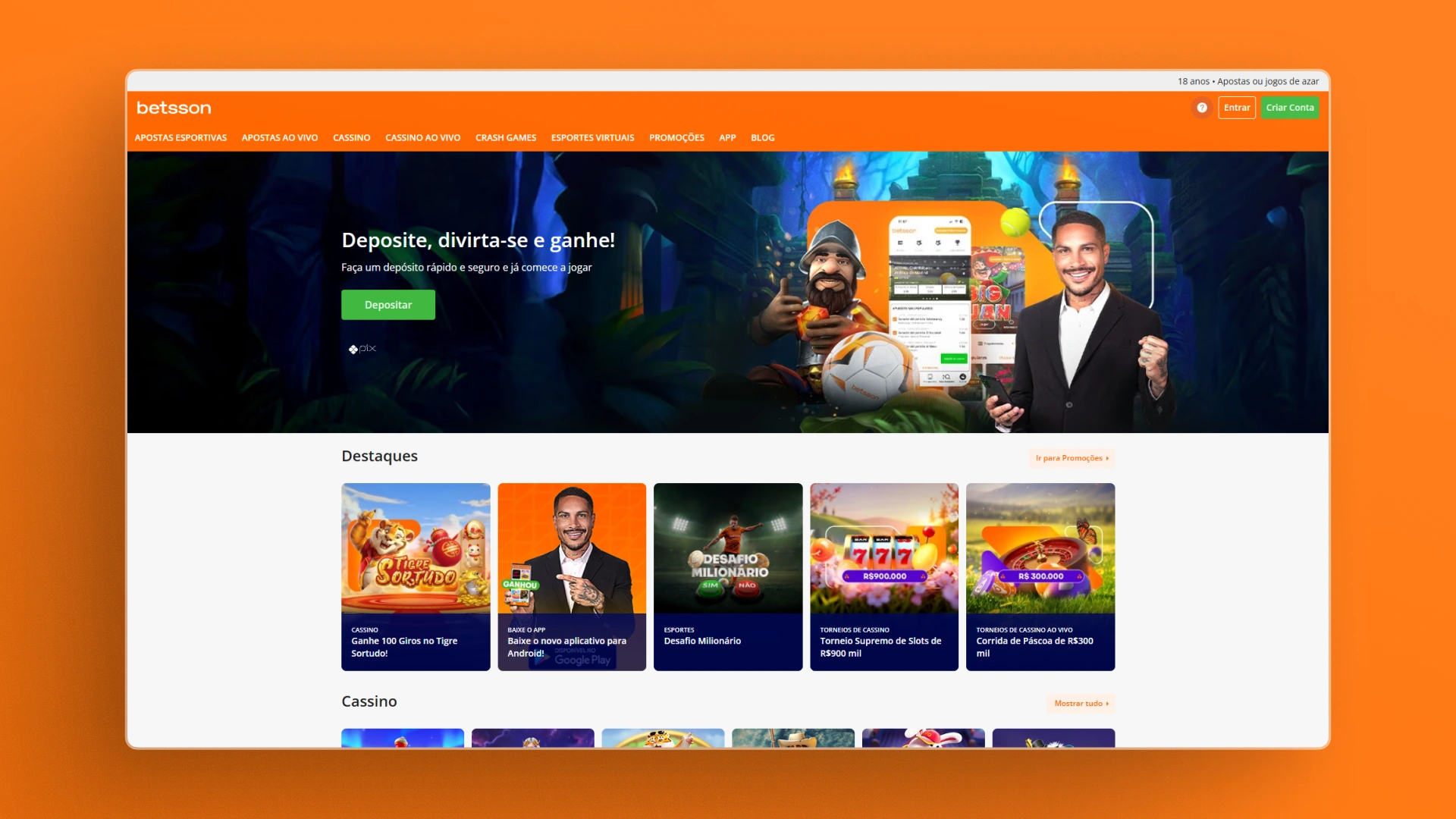 imagem home Betsson