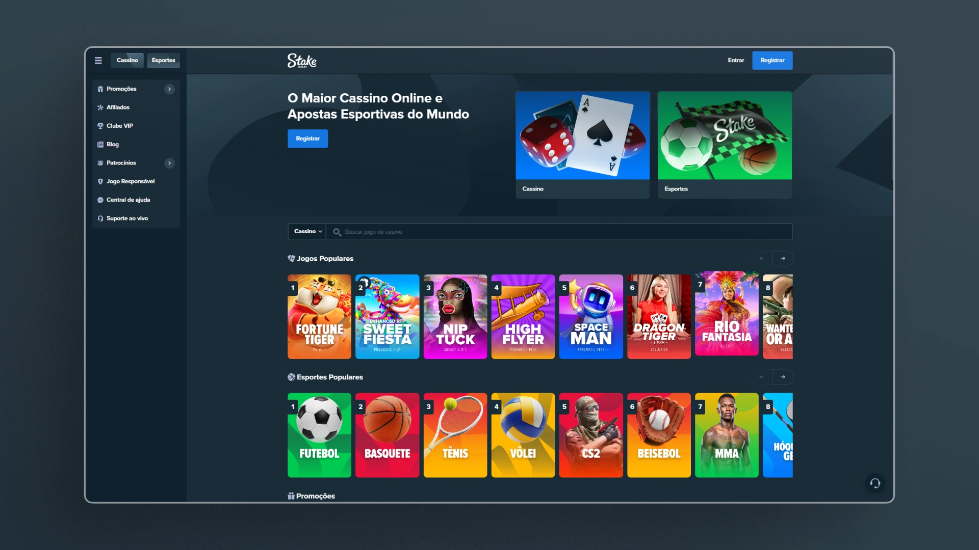 imagem home Stake