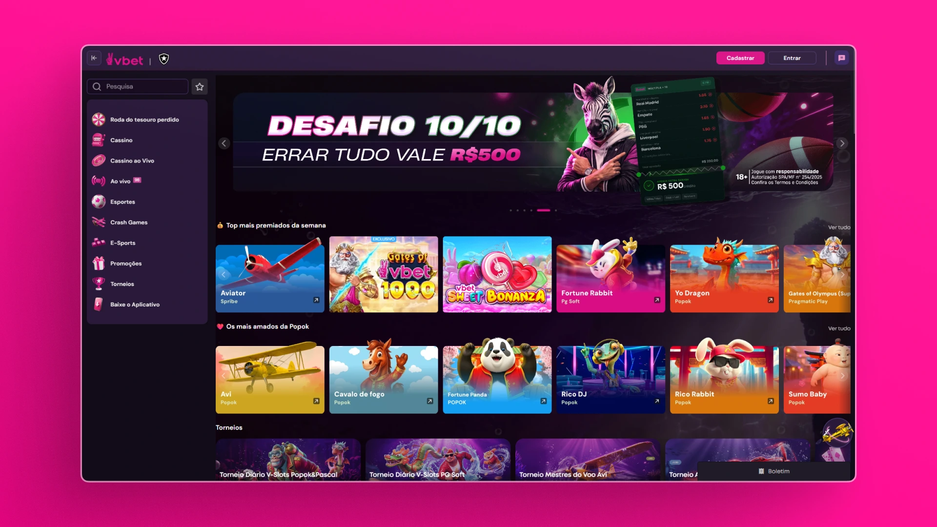 imagem home vbet