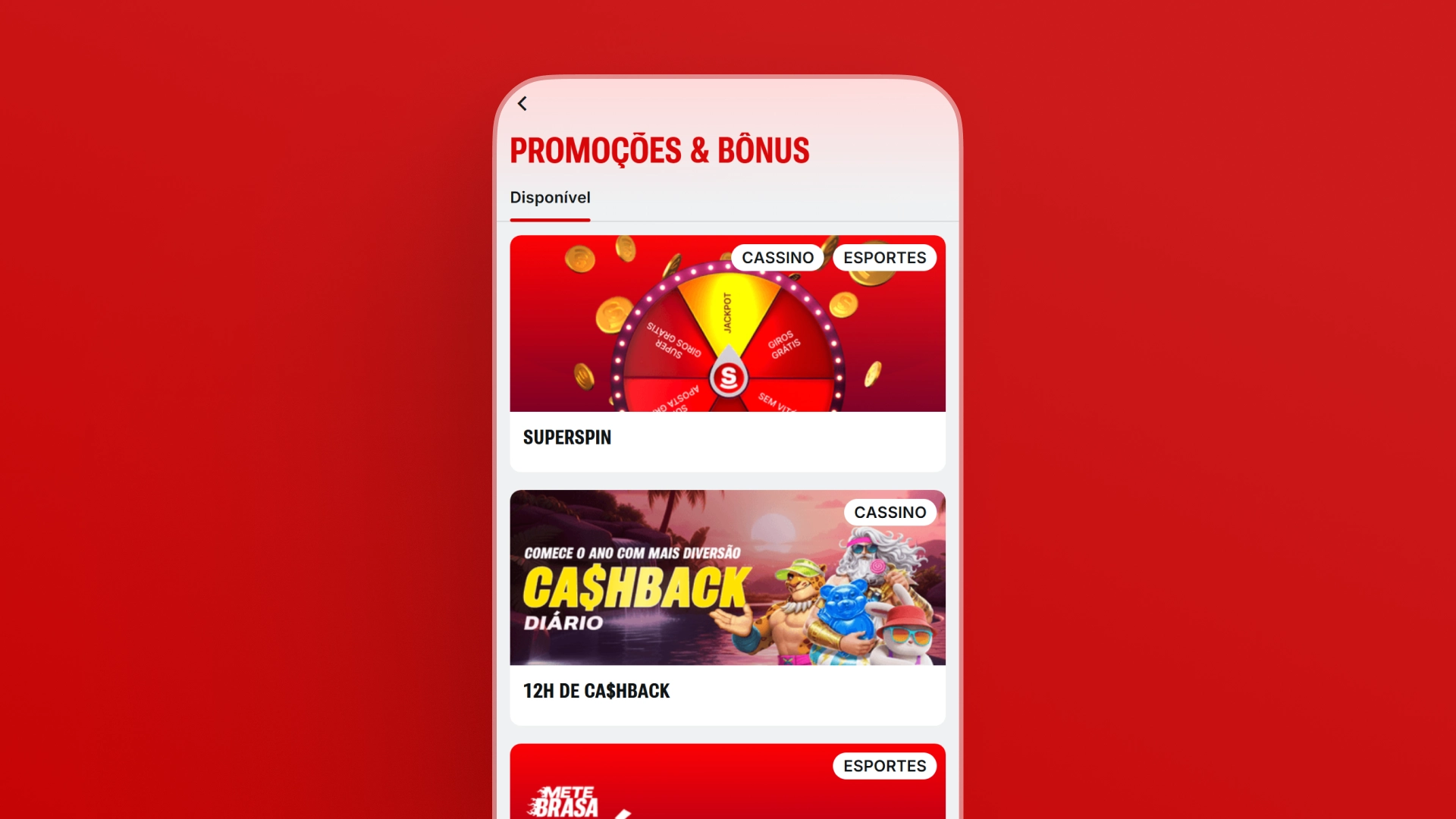 imagem promoções superbet