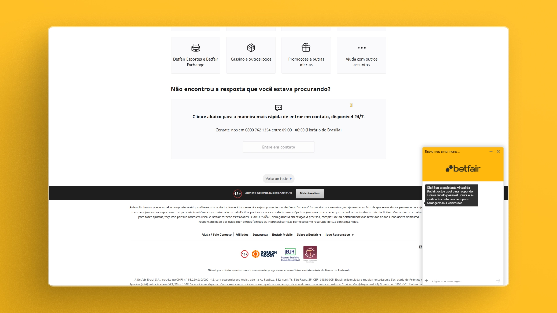suporte-Betfair